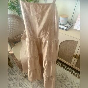 GAP Metallic Tiered Resort Wear Dress